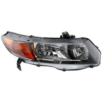Headlight Lens Housing Right for Honda Civic Coupe 2006–2007