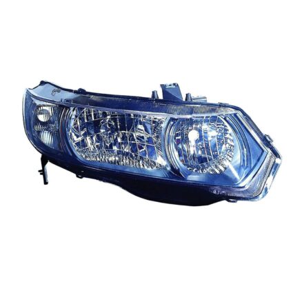 Headlight Lens Housing Right w/Clear Signal Lens CAPA for Honda Civic Coupe 2010–2011