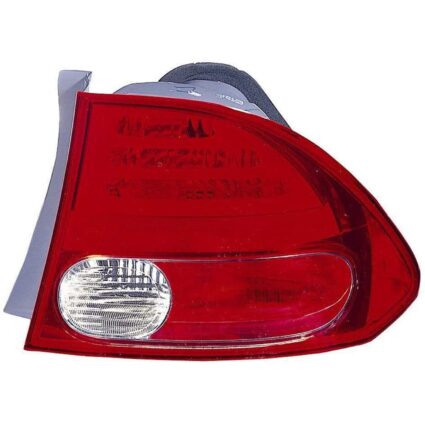 Tail Light Assembly Right On Body Lens/Housing CAPA for Honda Civic Hybrid 2006–2008