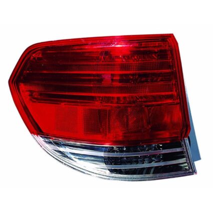 Tail Light Housing Left Includes Lens CAPA for Honda Odyssey 2008–2010