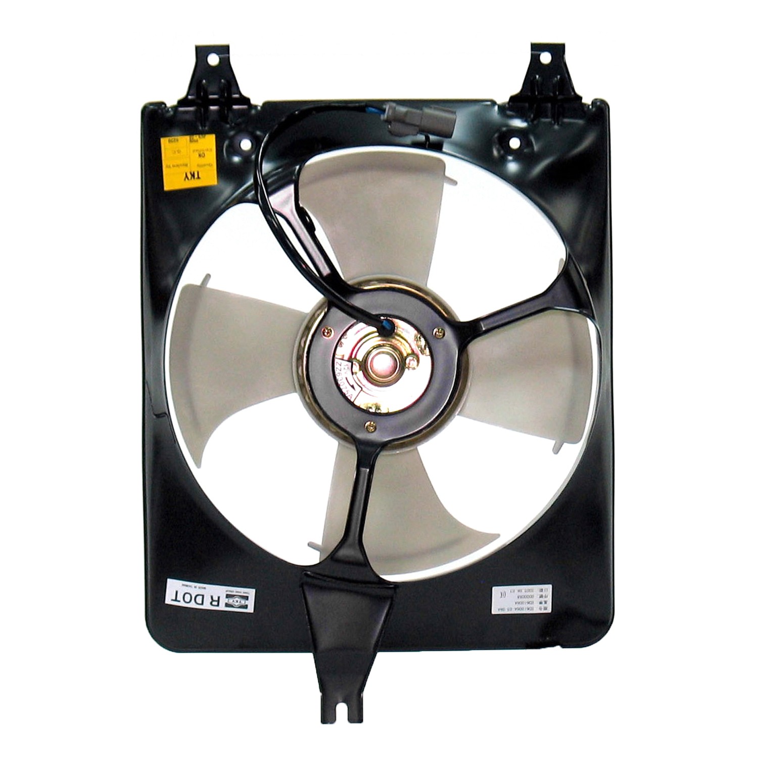 A/C Condenser Fan Assembly Includes Motor/Blade/Shroud for Honda Accord 1998–2002