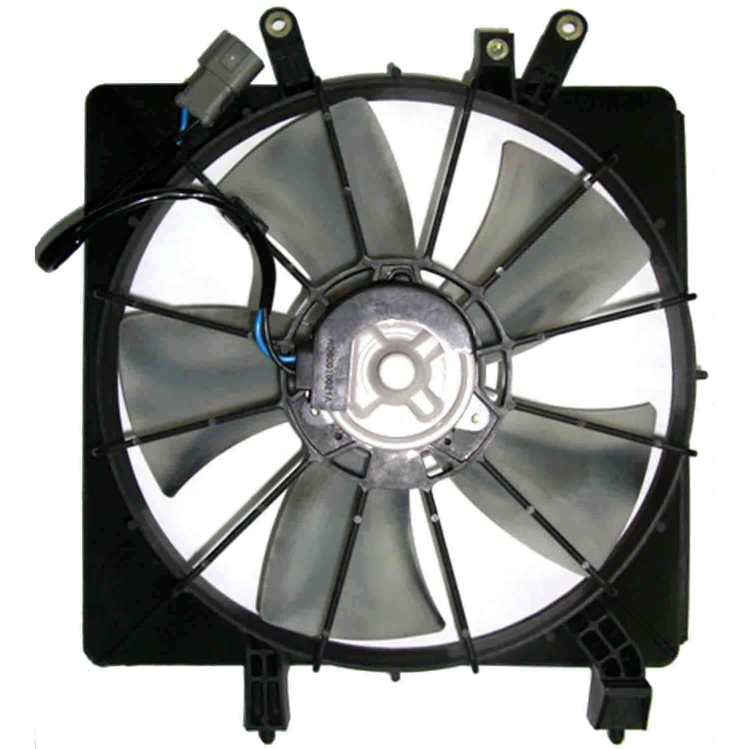 Engine Cooling Fan Assembly Includes Motor/Blade/Shroud Denso Design Canada/USA Built for Honda Civic 2001–2005