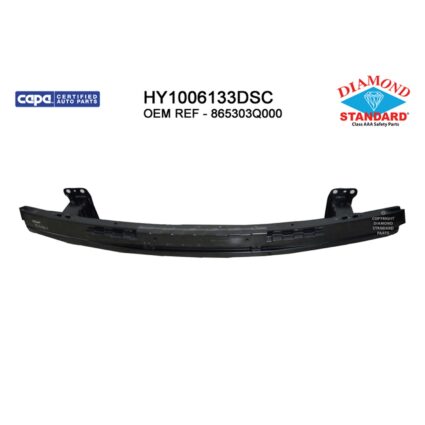 Bumper Cover Reinforcement Front CAPA for Hyundai Sonata Limited 2.0T 2.0T Limited GL SE GLS 2011–2014