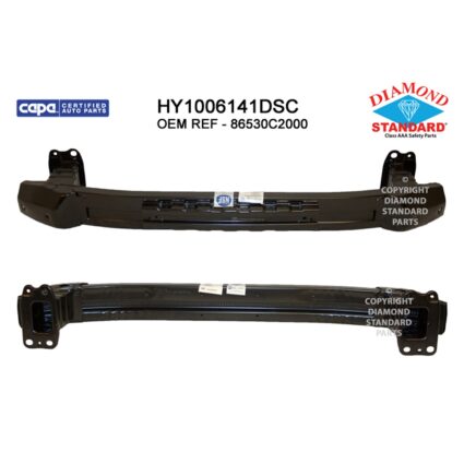 Bumper Cover Reinforcement Front w/o Auto Cruise CAPA for Hyundai Sonata 2015–2017