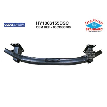 Bumper Cover Reinforcement Front CAPA for Hyundai Santa Fe Santa Fe XL