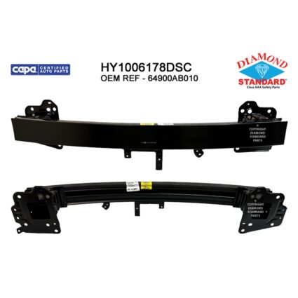 Bumper Cover Reinforcement Front w/Radar Cruise Control USA Built CAPA for Hyundai Elantra 2021–2023