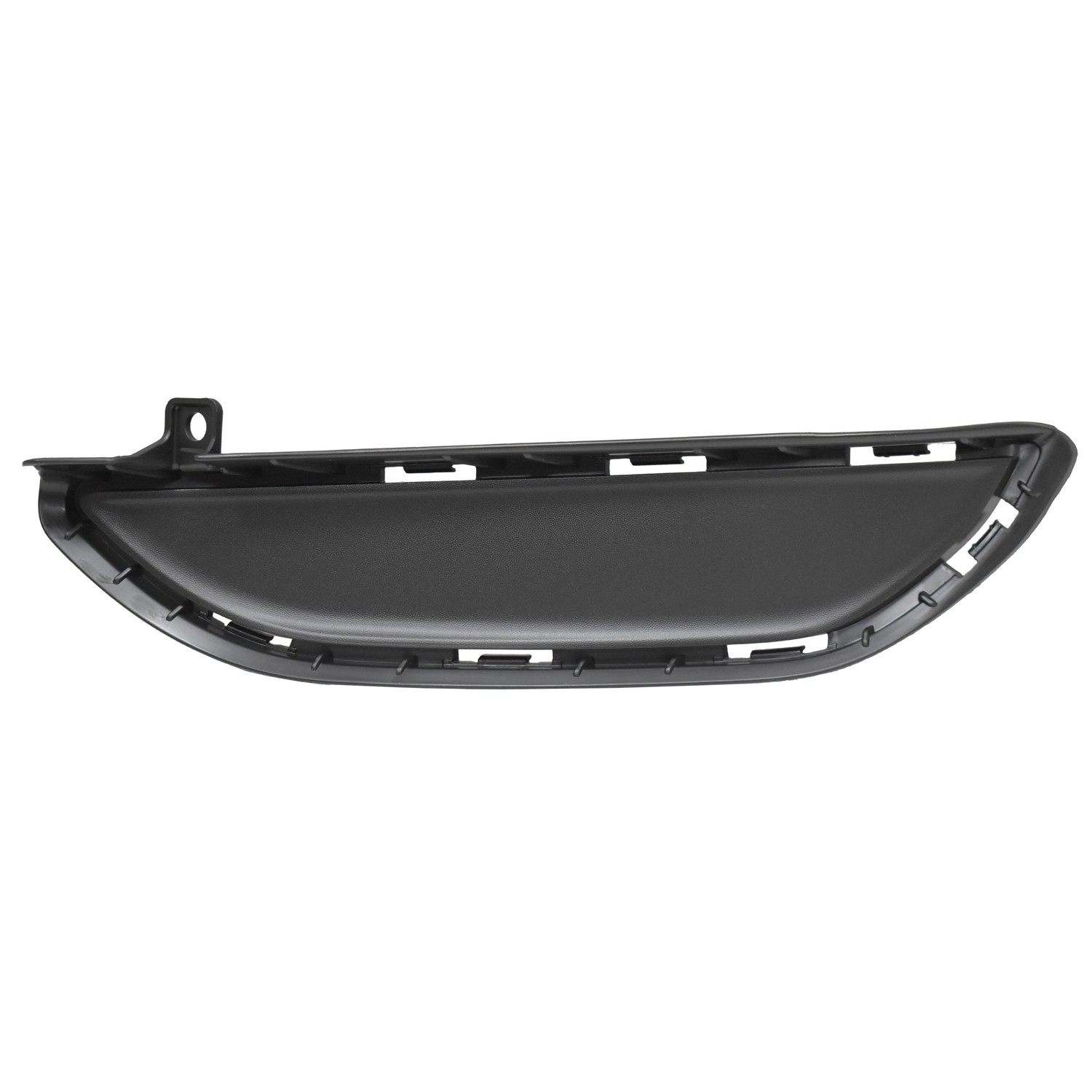 Bumper Insert Front Left Lower Fog Lamp Opening Cover Matte Black for Hyundai Tucson 2019–2021