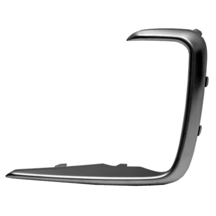 Bumper Cover Molding Front Right Outer Opening Trim Satin Nickel for Hyundai Santa Fe Santa Fe XL