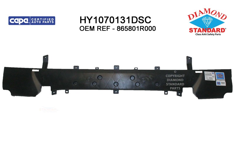 Bumper Impact Absorber Front CAPA for Hyundai Accent 2012–2017