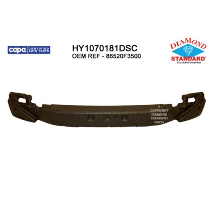 Bumper Impact Absorber Front USA Built CAPA for Hyundai Elantra Sedan 2019–2020