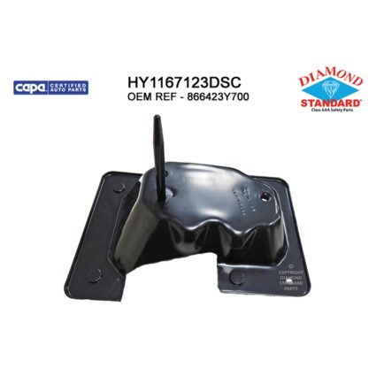 Bumper Bracket Rear Right USA Built CAPA for Hyundai Elantra Sedan 2014–2016