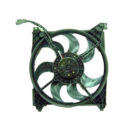 Engine Cooling Fan Assembly Includes Motor/Blade/Shroud for Hyundai Santa Fe 2001–2004