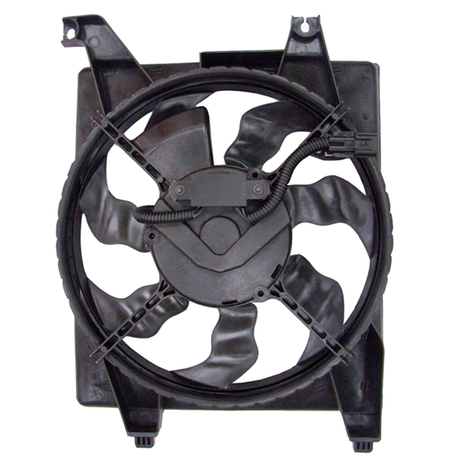 A/C Condenser Fan Assembly With Motor for Hyundai Accent Sedan Hatchback 2006–2011
