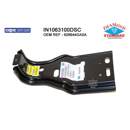 Bumper Support Front Right Bracket CAPA for INFINITI Q50 2014–2023