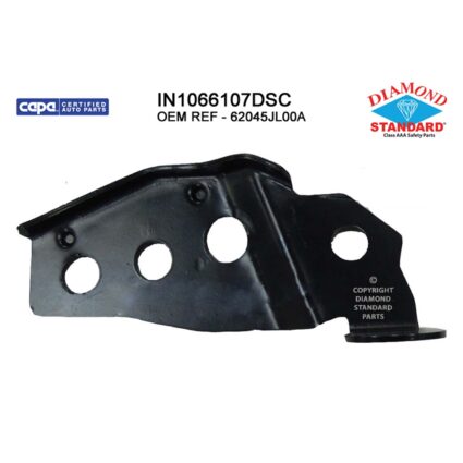 Bumper Bracket Front Left CAPA for INFINITI G37 Coupe Convertible 2008–2013