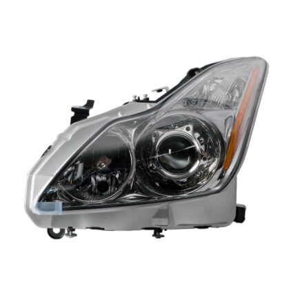 Headlight Lens Housing Left w/o Technology Pkg w/o Premium Pkg for INFINITI G37 Coupe Convertible 2008–2010