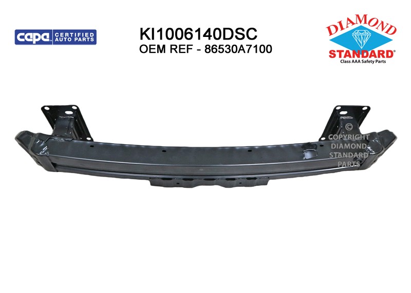 Bumper Cover Reinforcement Front CAPA for Kia Forte Forte5