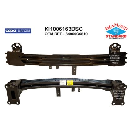 Bumper Cover Reinforcement Front w/Intelligent Cruise Control CAPA for Kia Sorento 2019–2020