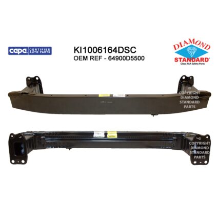 Bumper Cover Reinforcement Front w/o Intelligent Cruise Control CAPA for Kia Optima 2019–2020