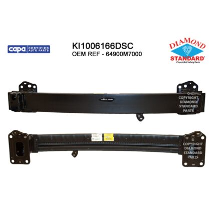 Bumper Cover Reinforcement Front w/o Intelligent Cruise Control w/o Launch Edition Pkg CAPA for Kia Forte S LX FE LXS GT Line GT EX EX Premium EX Limited EX+ GT-Line GT Limited 2019–2021