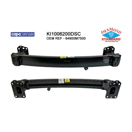 Bumper Cover Reinforcement Front w/o Intelligent Cruise Control CAPA for Kia Forte 2022–2024