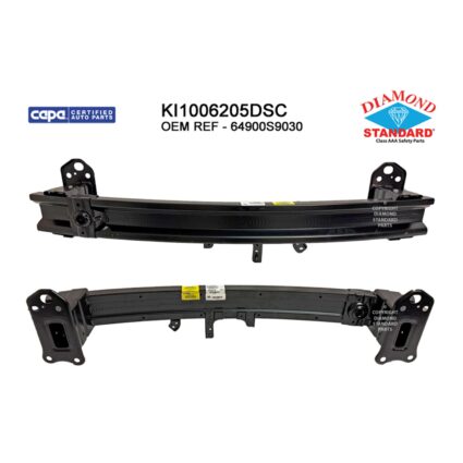 Bumper Cover Reinforcement Front CAPA for Kia Telluride 2023–2024