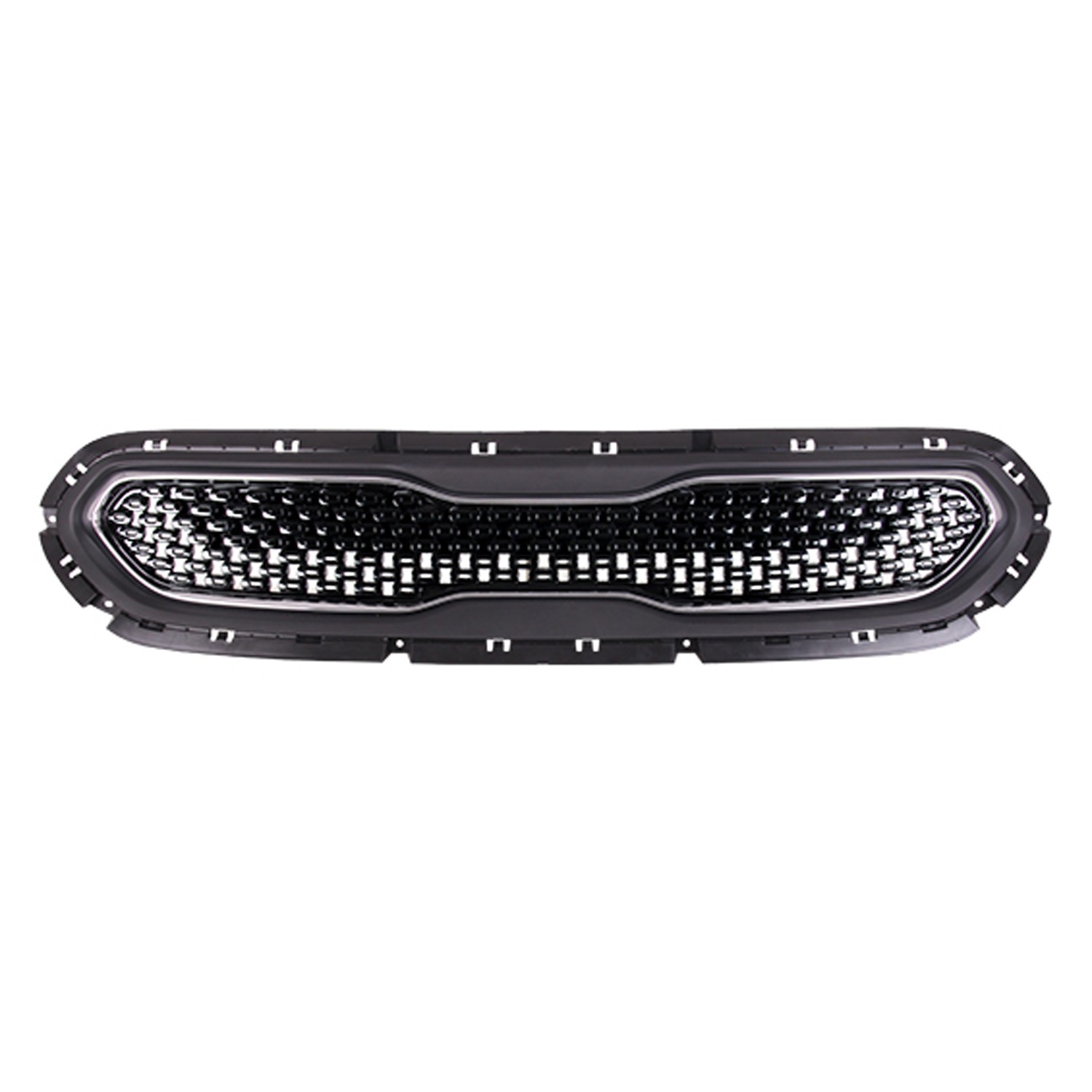 Grille Assembly w/Chrome Frame CAPA for Kia Niro LX FE EX Touring s Touring 2017–2019