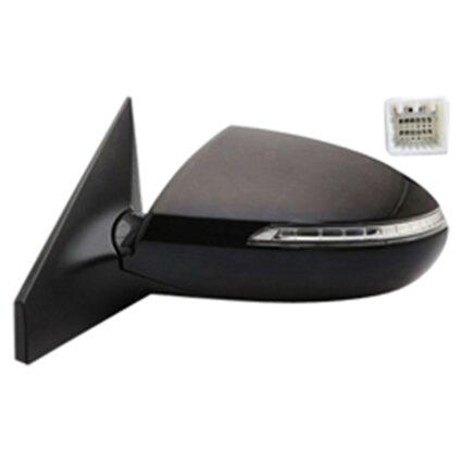 Door Mirror Assembly Left Power Heated w/Signal Lamp for Kia Sportage 2011–2016