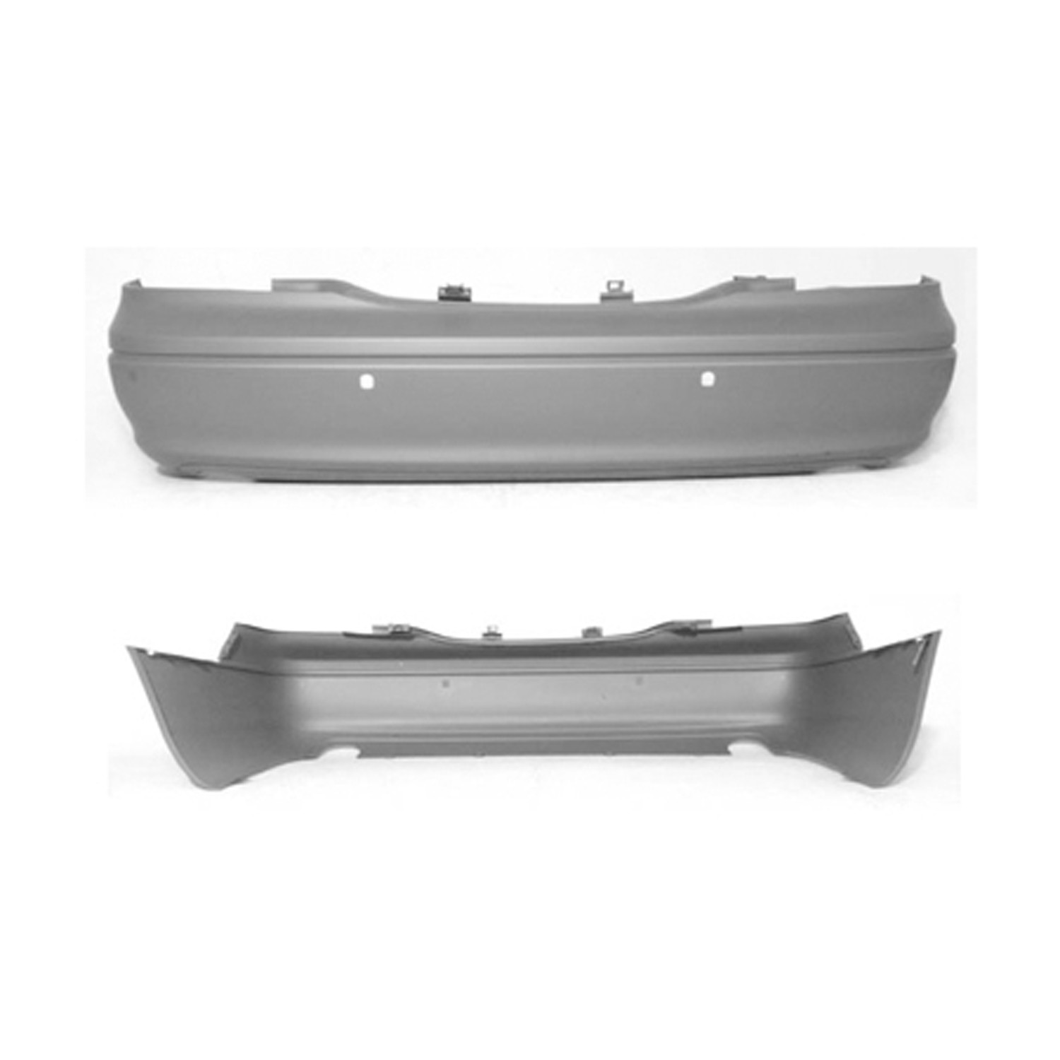 Bumper Cover Rear w/Backup Sensor Primed for Lexus LS430 2001–2003