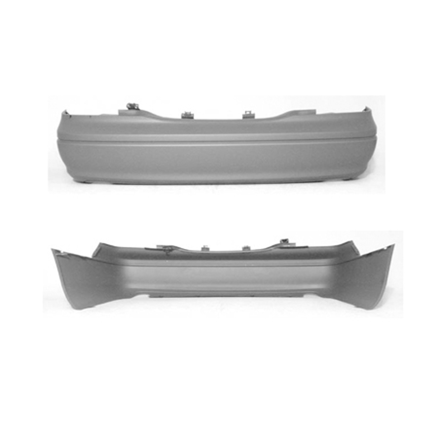 Bumper Cover Rear w/o Backup Sensor Primed for Lexus LS430 2001–2003