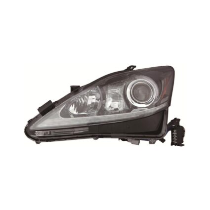 Headlight Lens Housing Left HID CAPA for Lexus IS350 2011