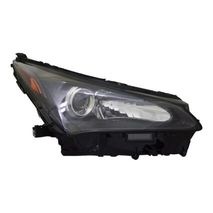 Headlight Lens Housing Right Single Beam w/o F Sport Pkg Lens/Housing Only Standard Type CAPA for Lexus NX200t NX300h