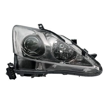 Headlight Lens Housing Right w/o F Sport Pkg w/o Auto Leveling for Lexus IS250 IS350