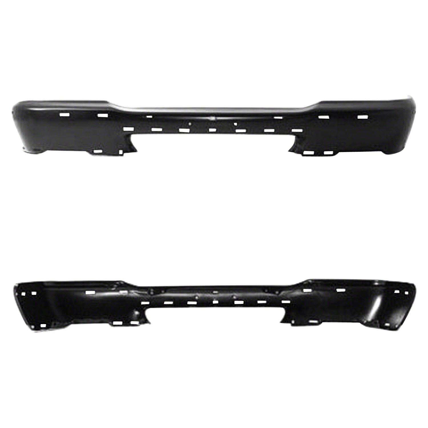 Bumper Face Bar Front Black for Mazda B2300 B2500 B3000 B4000