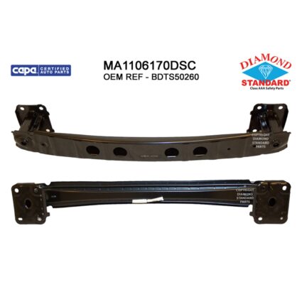 Bumper Cover Reinforcement Rear Japan Built CAPA for Mazda 3 CX-30