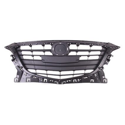 Grille Assembly Textured Black CAPA for Mazda 3 2014–2016