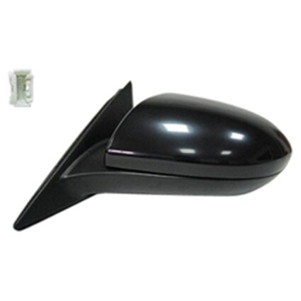 Door Mirror Assembly Left Power Non-Heated w/o Lighted Entry w/Cover for Mazda 6 2009–2013