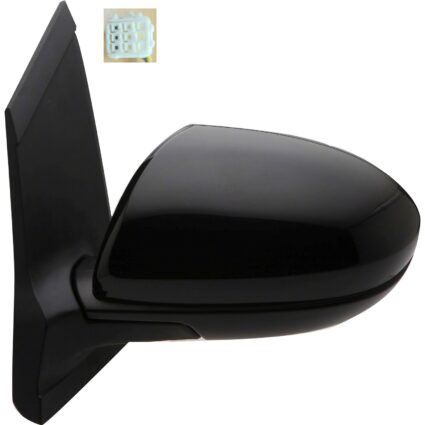Door Mirror Assembly Left Power Non-Heated w/Cover for Mazda 2 2011