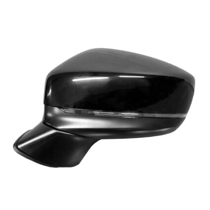 Door Mirror Assembly Left Non-Heated w/o Blind Spot Detection w/Cover for Mazda CX-5 2017–2018