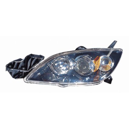 Headlight Lens Housing Left Halogen CAPA for Mazda 3 Hatchback 2004–2009