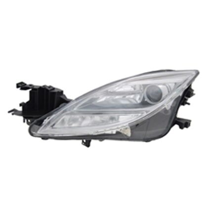Headlight Lens Housing Left Halogen CAPA for Mazda 6 2009–2010