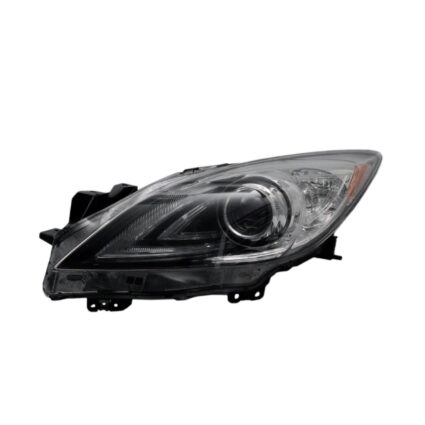 Headlight Lens Housing Left HID w/Auto Level Control w/DRL for Mazda 3 2010–2011