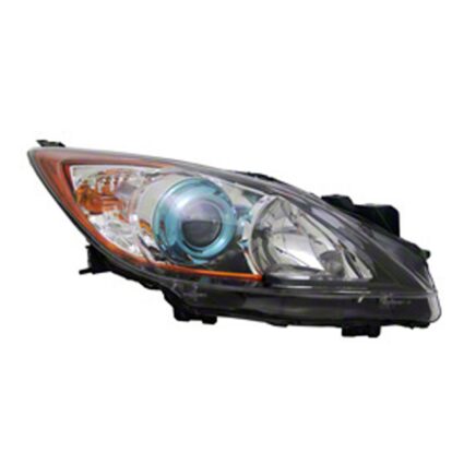 Headlight Lens Housing Left Halogen for Mazda 3 2012–2013