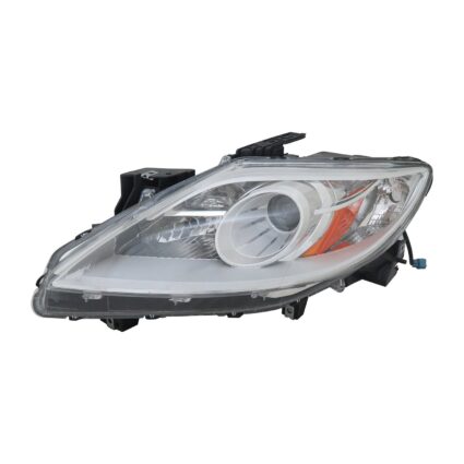 Headlight Lens Housing Left Halogen CAPA for Mazda CX-9 2010–2012