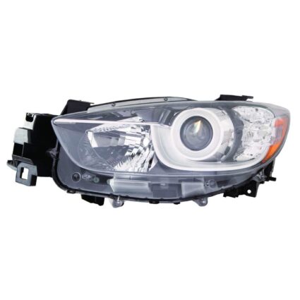 Headlight Lens Housing Left Halogen CAPA for Mazda CX-5 2013–2016