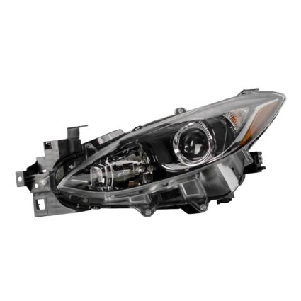 Headlight Lens Housing Left Halogen for Mazda 3 2014–2016