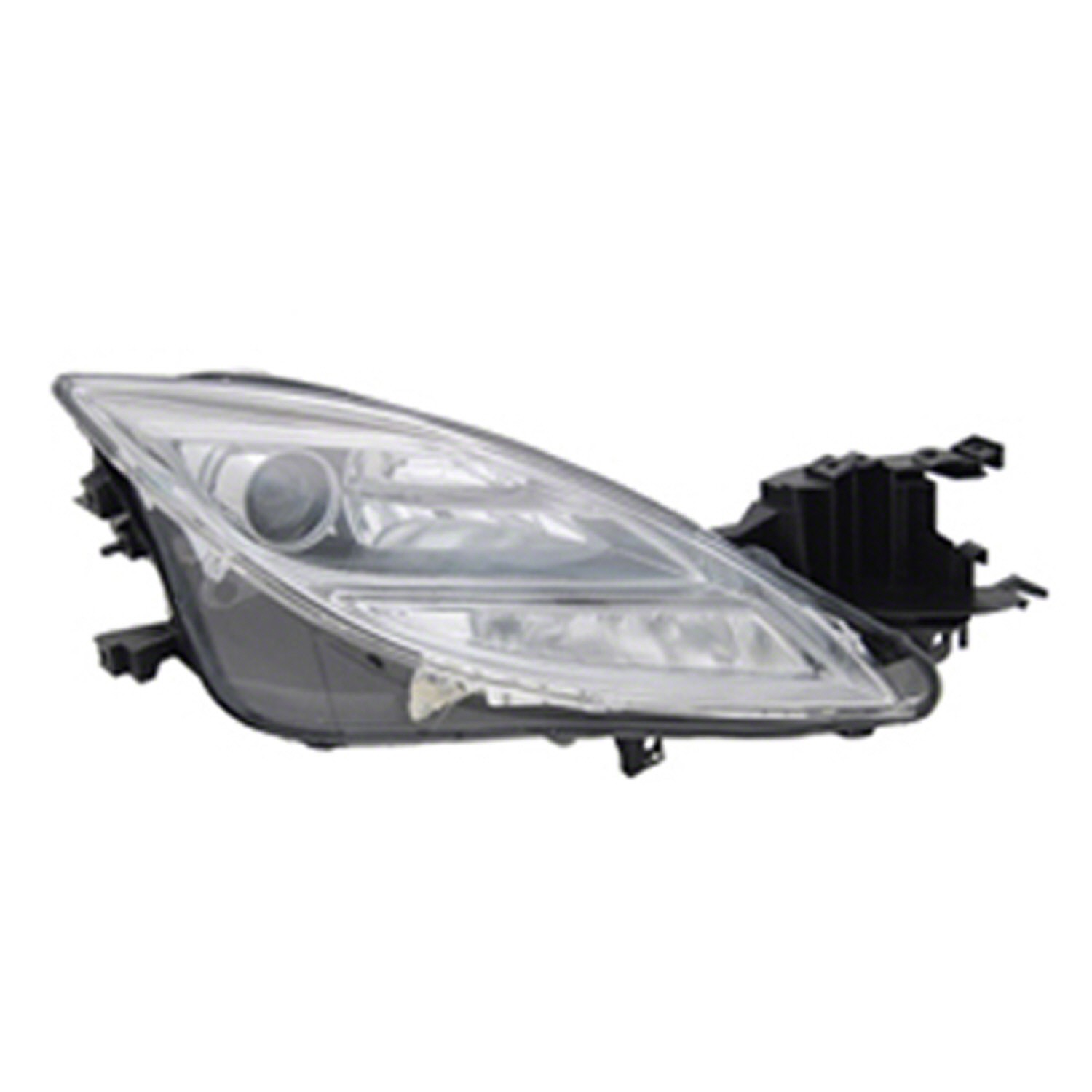 Headlight Lens Housing Right Halogen CAPA for Mazda 6 2009–2010