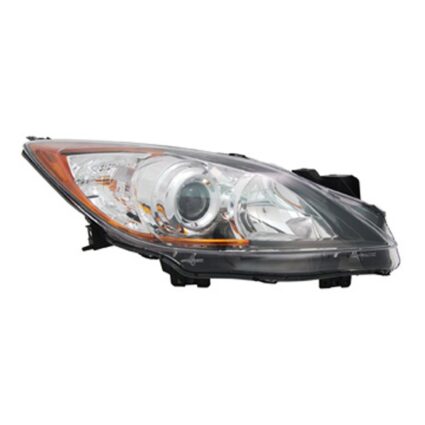 Headlight Lens Housing Right Halogen for Mazda 3 2010–2013