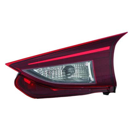 Tail Light Assembly Right Inner Bulb Type for Mazda 3 Hatchback 2014–2018
