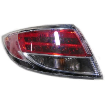 Tail Light Housing Left LED Type Includes Lens CAPA for Mazda 6 2009–2013